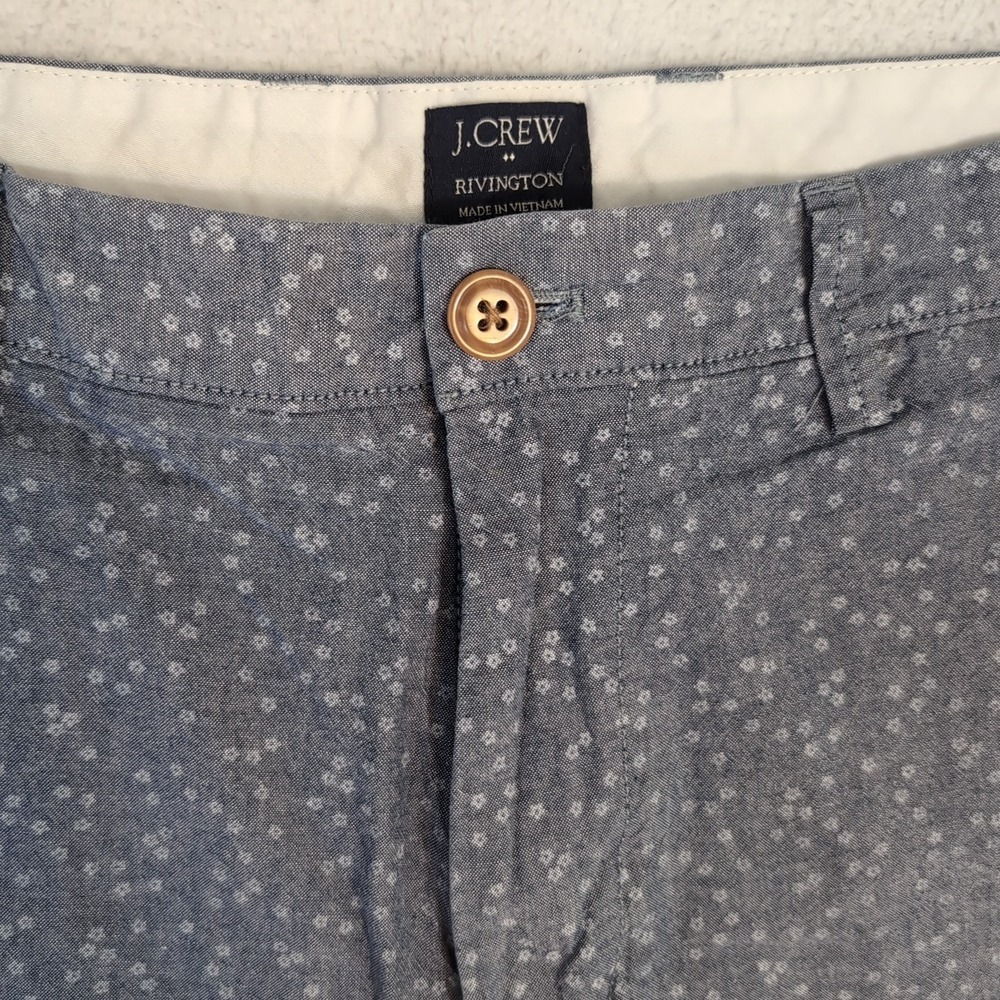 J Crew Shorts Mens Blue Rivington AOP Floral Flower 10" Inseam